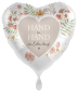Preview: Folienballon - Hand in Hand ein Leben lang - ø 43cm